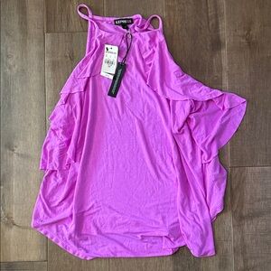 Express Women's Vibrant Purple Top